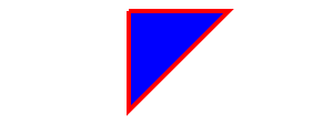 Пример рисования треугольника