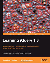 Обложка книги Learning jQuery 1.3